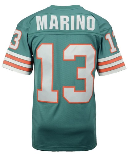 Miami Dolphins Dan Marino Mitchell & Ness Men's Aqua 1984 NFL Legacy Jersey #13 - Picture 2 of 12