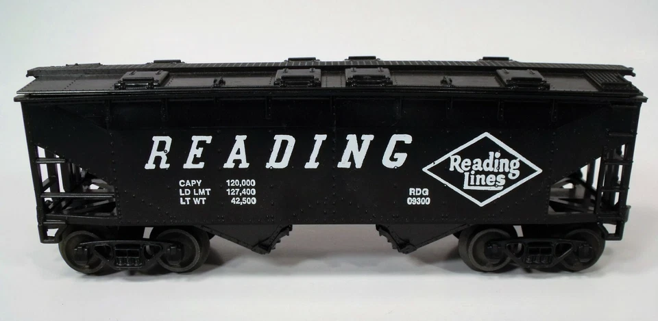 NIB WILLIAMS 201 BLACK COVERED HOPPER READING LINES 09300 Never Run C9 SHELVED - Image 4 of 4