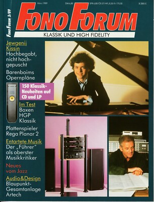 Fono Forum 3/1989 Jewgenij Kissin - Barenboim - Rega Planar - Blaupunkt Anlage