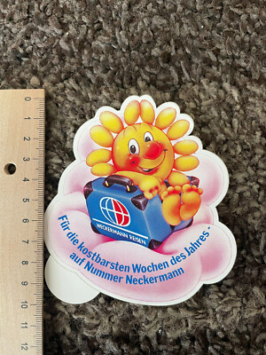 Aufkleber Neckermann Reisen Sticker alt Sammlung