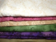 FLOWERS tonal Floral SPRING Cotton quilt FABRIC U-Pick READ INFO 1/2 yd BTHY