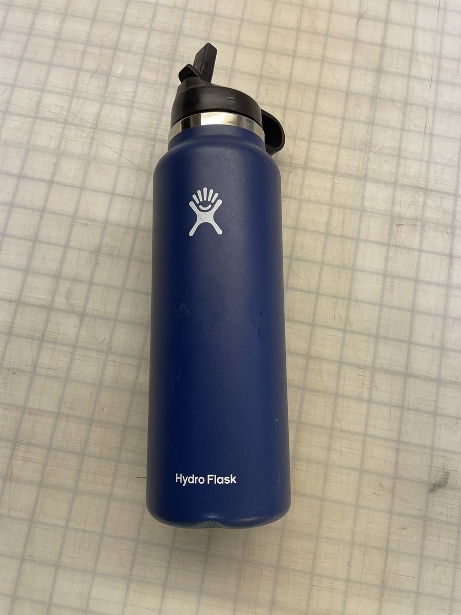 Hydro Flask 40 oz. Wide Mouth Bottle with Flex Straw Cap Indigo