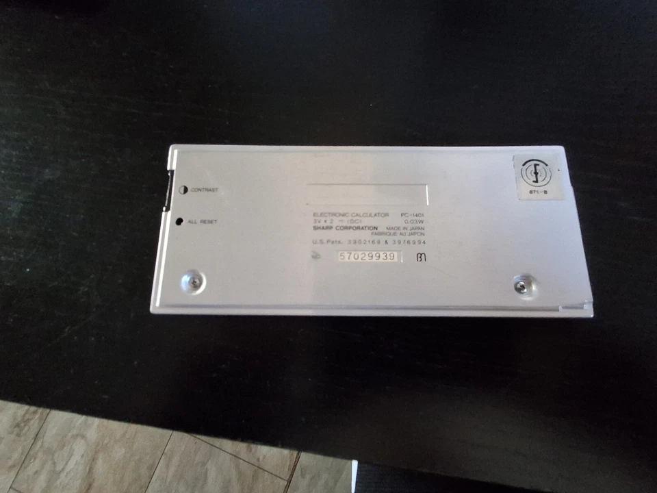 SHARP PC-1401 Pocket Komputer mit Buch und OVP Zustand Sehr gut! - Bild 3 von 3