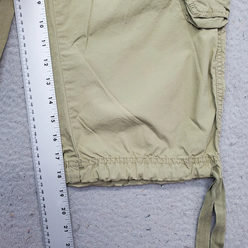 Pantalones Cortos de Carga London Jean para Mujer Talla 6 Verde Ajustable Corbata Tobillo Bolsillos Foto 4 de 4