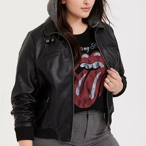 torrid black leather jacket