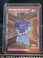 Angel De Los Santos 2023 Elite Extra Status - Red #12/199 Tigers #189