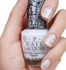 OPI Nail Polish Lacquer NL E54 White Shatter - 0.5 oz