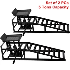 2 Pack 12000lbs Heavy Duty Auto Car Truck Service Hydraulic Lift Vehicle Ramps