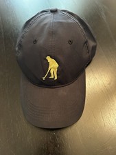 Ahead St Andrews Old Tom Morris Silhouette Golf Hat Black / Gold