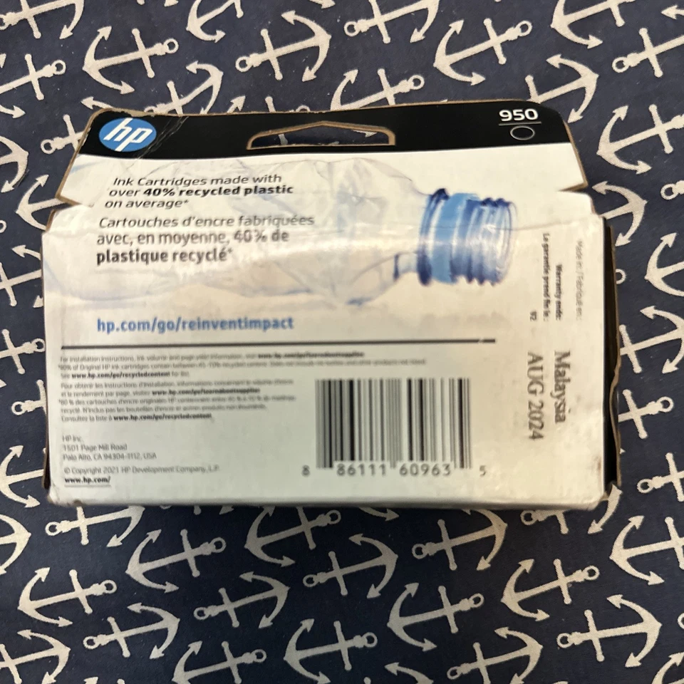 Genuine HP 950 CN049AN Black Ink OfficeJet  - Image 2 of 2