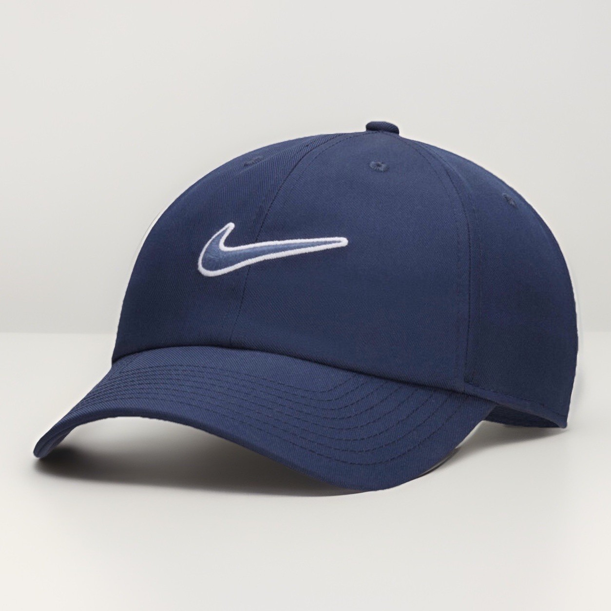 NIKE Club Unstructured Swoosh Cap Hat Midnight Navy L/XL FB5369-410 NEW