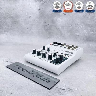 YAMAHA AG06 6ch Live Streaming Mixer Weiß Mischpult Japan Gebraucht - Bild 1 von 4