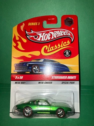 Hot Wheels Classics Series 5 CHASE Studebaker Avanti Real Rider Redlines