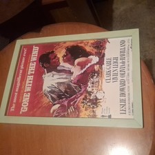 Metal Tin Art Gone With the Wind Scarlett & Rhett Romance 1939 Movie 18X13 EUC 