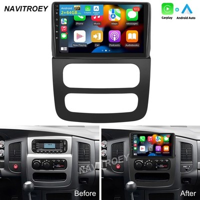 2+64G For 2002-2005 Dodge Ram 1500 2500 3500 Car Stereo Radio Android 15 Carplay
