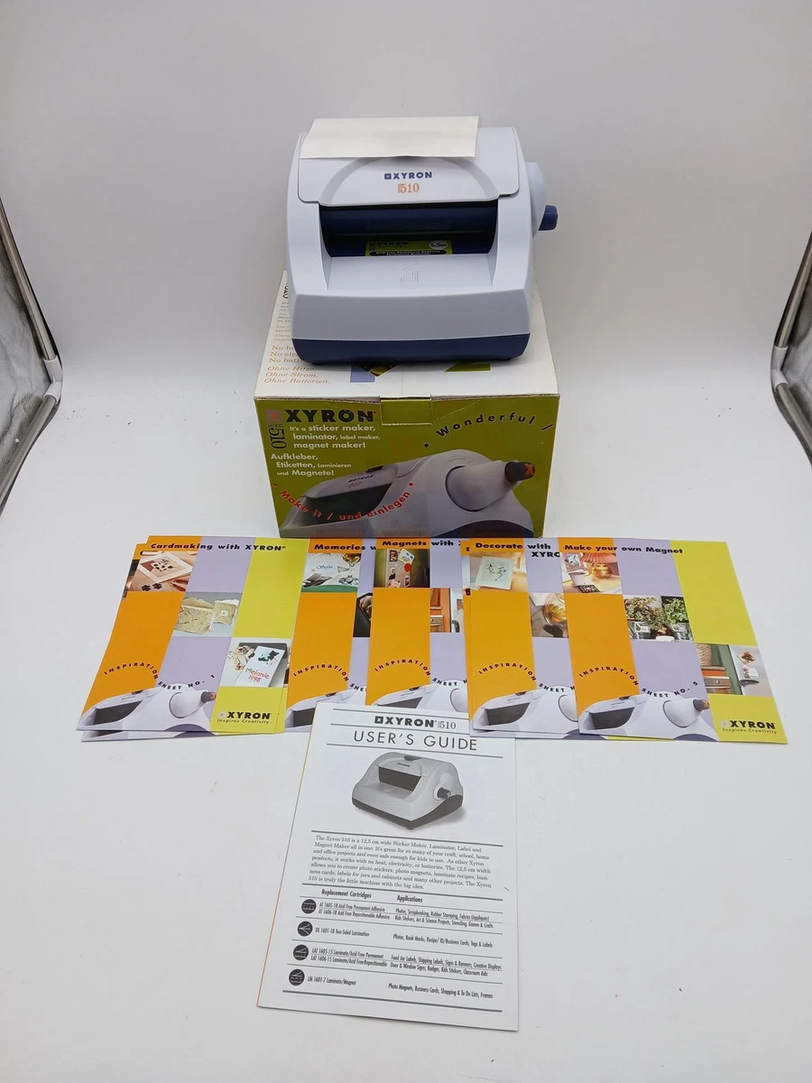 Xyron Create-a-Sticker, máquina de etiquetas y etiquetas de 5 pulgadas para pequ