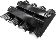 Juego 6 Placas Protectores de Llama para Parrilla 6 Quemadores