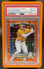 SHOTARO MORII ORANGE GEOMETRIC RC /25 PSA 10 - 2025 1st Bowman Chrome #BCP-170