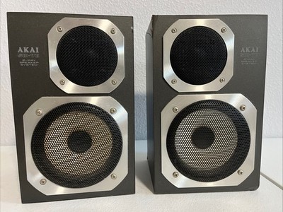 AKAI 　SW-7Ⅱ 2-way スピーカー　2個セット AKAI SW-7II 2 Way Speaker System Bookshelf 80W Vintage Japan | eBay