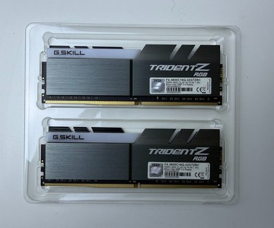 G.SKILL Trident Z RGB 16GB (2x8GB) DDR4 3600MHz F4-3600C16Q-32GTZRC