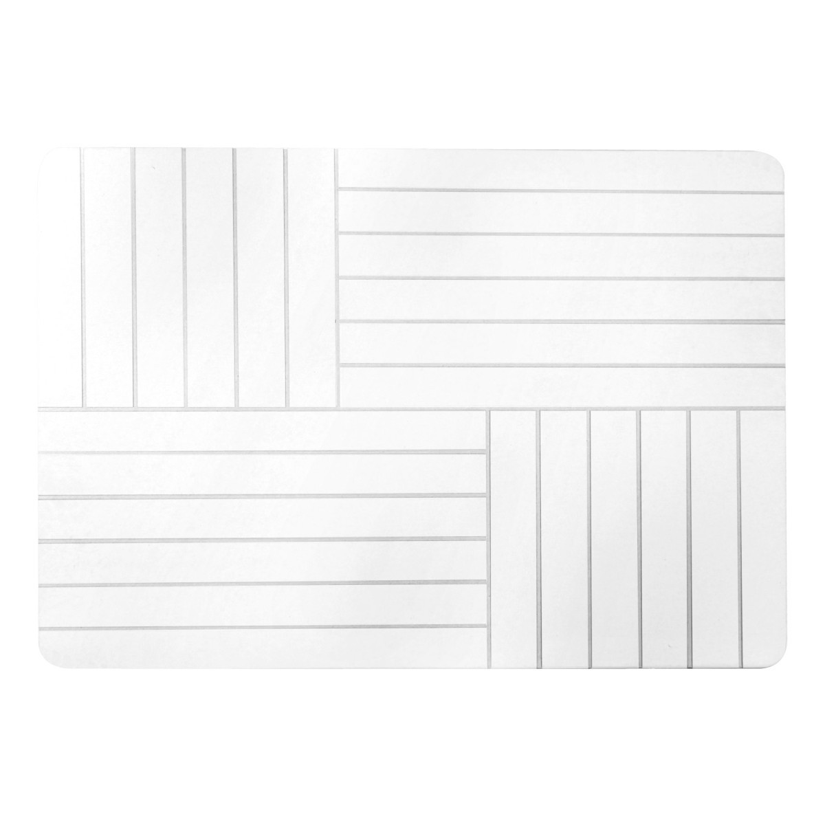 Tapis de bain en diatomite de luxe Malta gris, l'élégance minérale 50x70cm