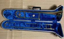 YAMAHA Trombone YSL-252 Instrument Music Wood with Hard Case Sliding type classi