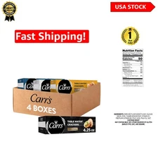 Gourmet 4-Flavor Table Water Crackers Variety Pack - Perfect for Entertaining