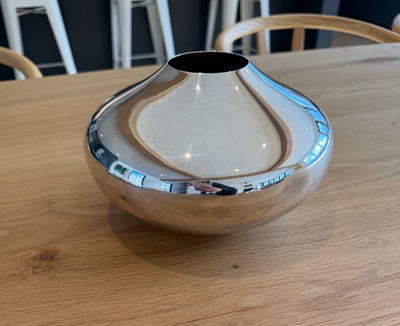 Hermès Silver Decorative Object/Vase