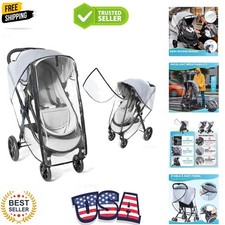 Clear Stroller Rain Cover, Universal Stroller...
