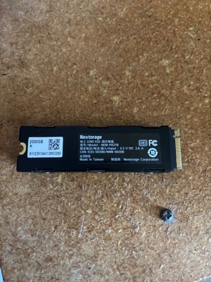 Nextorage 2tb M.2 2280 SSD 2000gb NEM-PAB2TB PS5 & PC W/ Heatsink