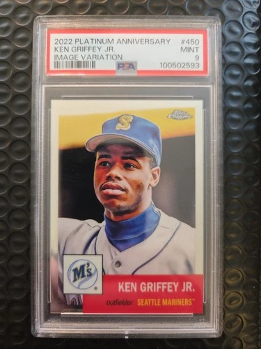 2022 Topps Chrome Platinum Anniversary - Image Variation Ken Griffey Jr - PSA 9