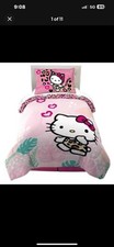 Hello Kitty Wild Jungle Kids 2pc Reversible Twin/Full Comforter Set-W13270974866
