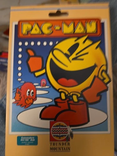 Commodore 64 Pac-Man Thunder Mountain C64 Pacman  Commodre 64 Game 1983