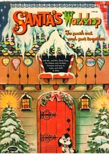 VINTAGE UNCUT 1960 SANTA'S WORKSHOP PAPER DOLLS~~#1 TOP CHRISTMAS REPRODUCTION