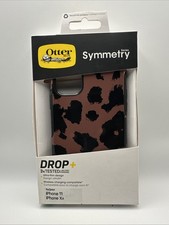 OtterBox Symmetry iPhone 11/XR Spot On Black Brown Slim Protection New