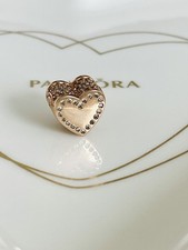 🧡 PANDORA Essence  * DEDICATION * Rose Gold Charm 💝 Wonderful 🎁 