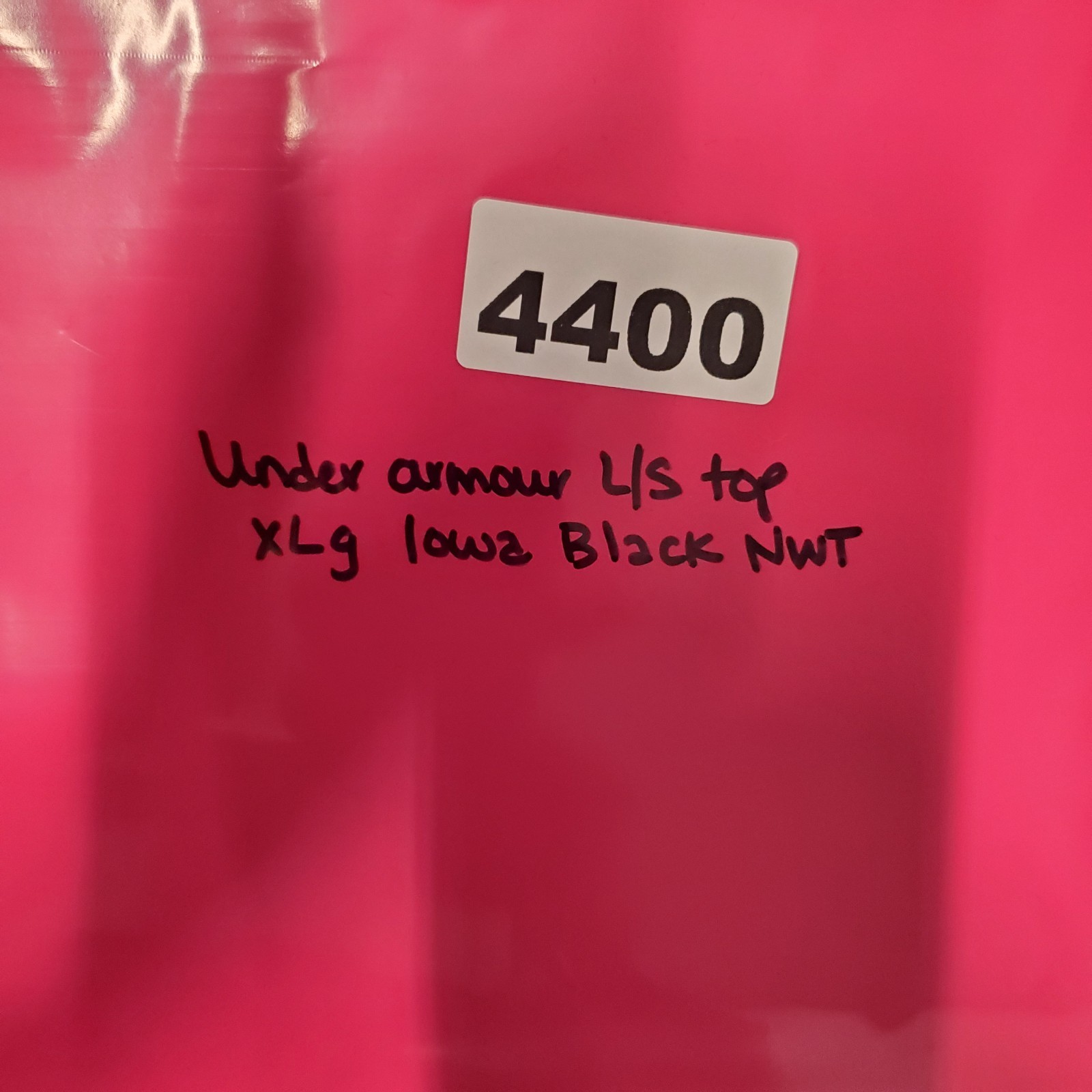 Under Armour Shirt Mens Sz XL Black Iowa Hawkeyes Football Half Zip Mock Neck thumbnail 9