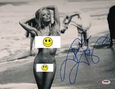 Jenna Jameson Signed 11x14 Beach The Legend PSA