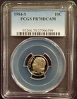 1984-S Roosevelt Dime PCGS PR70DCAM Silver Proof 10C San Francisco