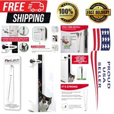 Cat Door Holder Latch - Bright White Cat Door Alternative Installs Fast Flex ...