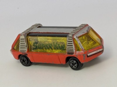 Vintage Zylmex Zee Toys P341 Orange Barris Super Van 1/64 Diecast