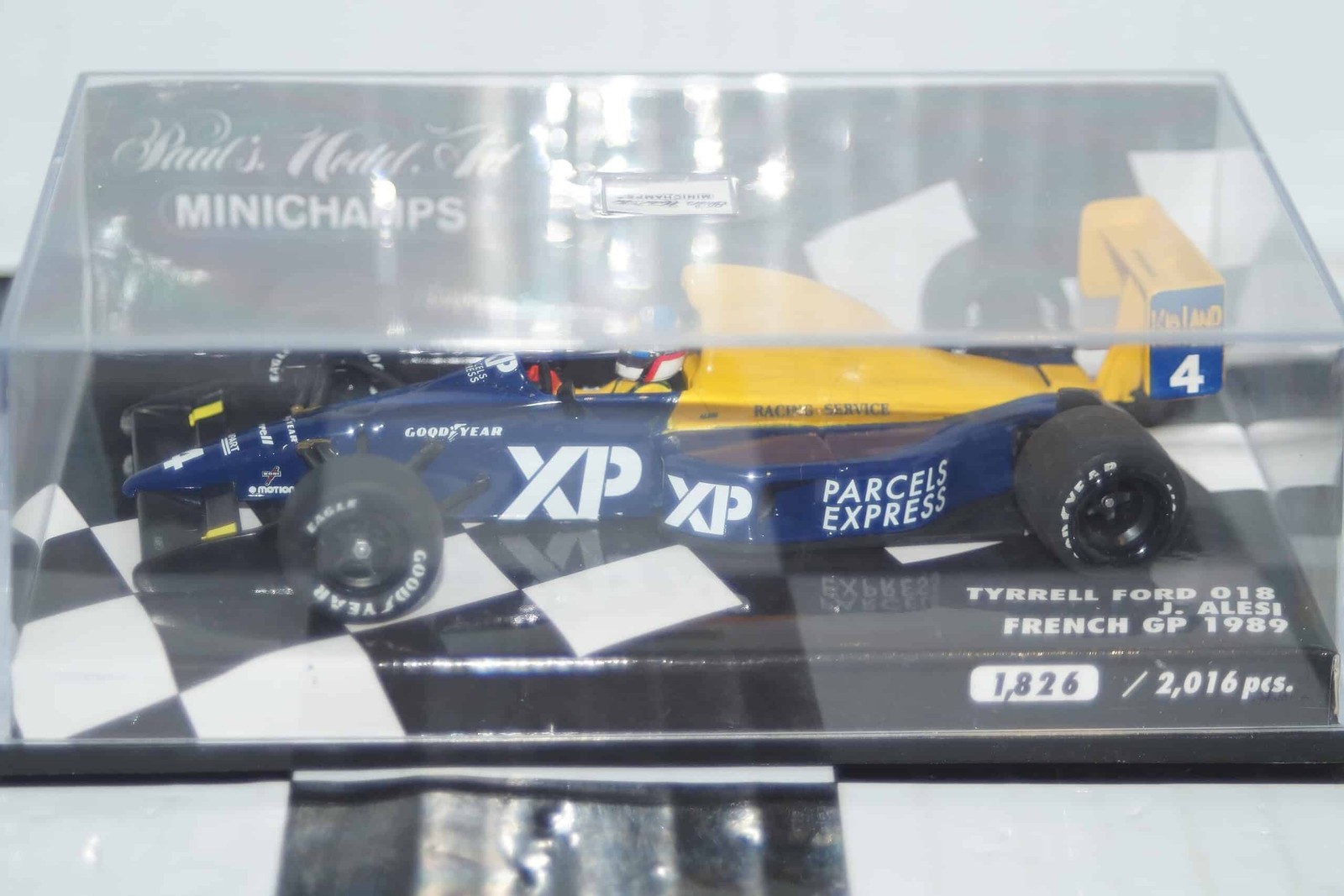 Minichamps Tyrrell Ford 018 French GP 1989 J.Alesi 400 890004 in 1:43