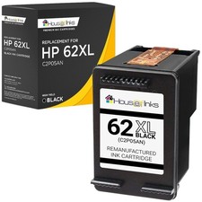 1PK for HP 62XL Black Ink for Officejet 5741 5743 5744 5746 8040 8045