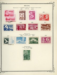 BRAZIL Selections on Scott Specialty Album Page Lot #49 SEE SCAN $$$