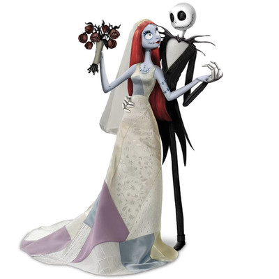 NIB Ashton-Drake Nightmare Before Christmas Jack and Sally's Romance doll set 