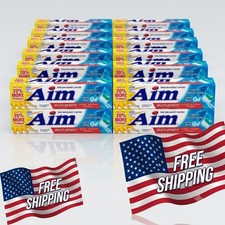 (16 Pack )Aim Multi-Benefit Cavity Protection Gel Toothpaste Ultra Mint, 5.5 Oz 0.68 per gallon
