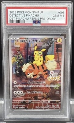 PSA 10 detective pikachu 098/sv-p nintendo promo pokemon card