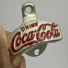 Vintage Coca Cola Wall Mount Metal Bottle Opener Starr "X" Brown Co. Made in USA