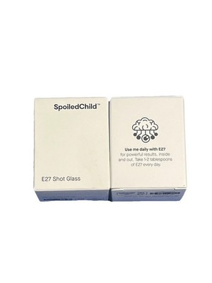 Spoiled.Child E27 2 Pack  Shot Glass. New In Box Authentic Lot Of 2 Bundle