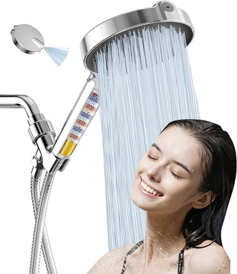 #ad #ad Filtered Handheld Shower Head 6 Spray High Pressure Hard Water $43.99